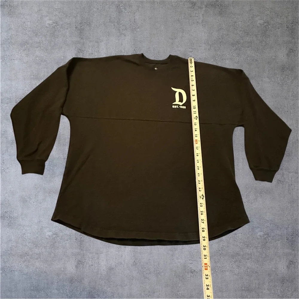 Disney Spirit Jersey Shirt Adult Large Black EST 1955 Disneyland L